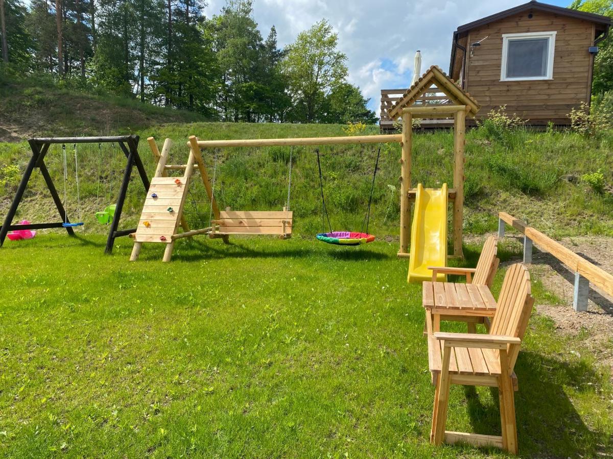 Miedzy Wodami - Domki Na Mazurach Mikołajki Buitenkant foto