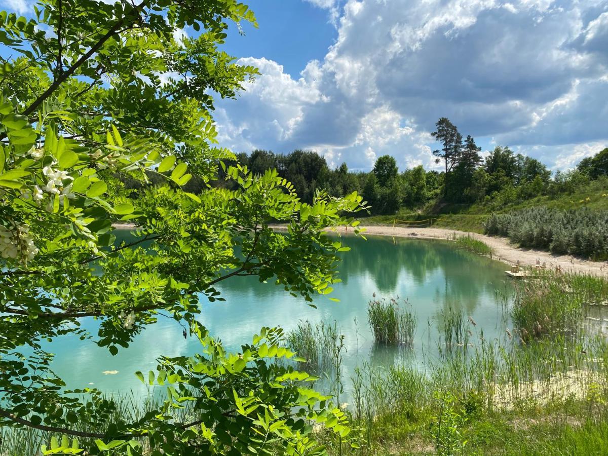 Miedzy Wodami - Domki Na Mazurach Mikołajki Buitenkant foto